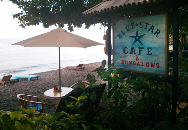 Blue Star Cafe Jemeluk Amed Bali